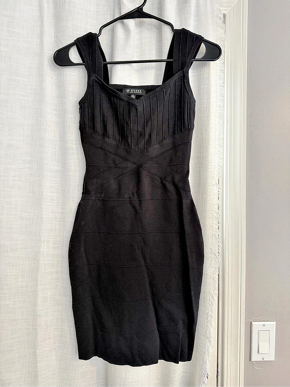 GUESS Black Mini Dress Size Small Like New